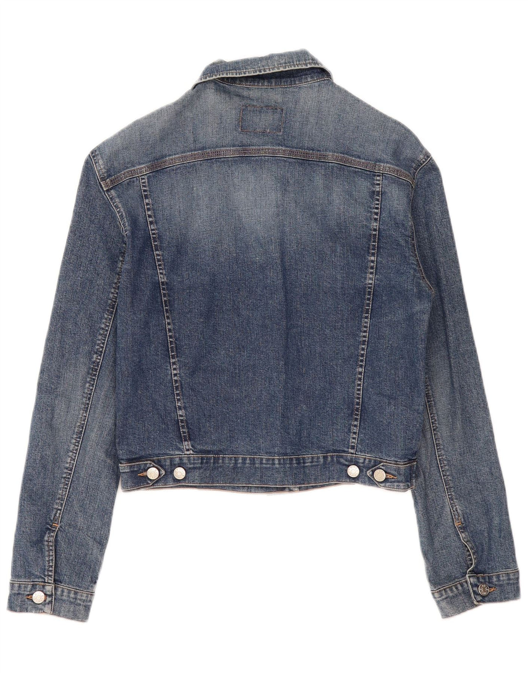 RIFLE Crop Jeansjacke für Mädchen, 15–16 Jahre, 2XL, blaue Baumwolle