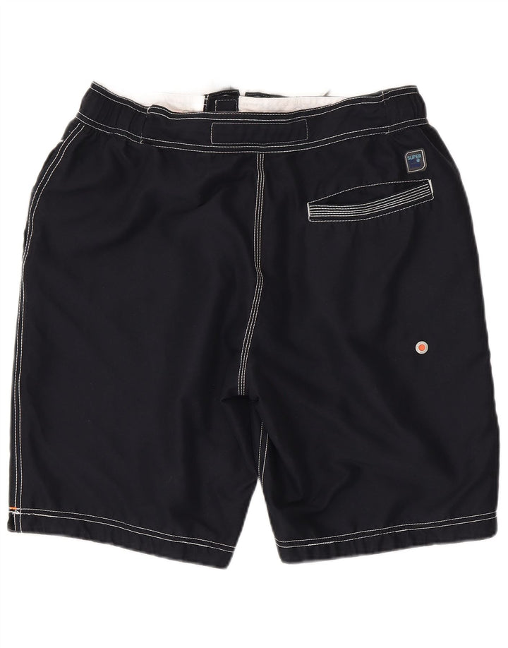 Superdry Herren-Badeshorts mit Grafik, XL, Marineblau, Polyester