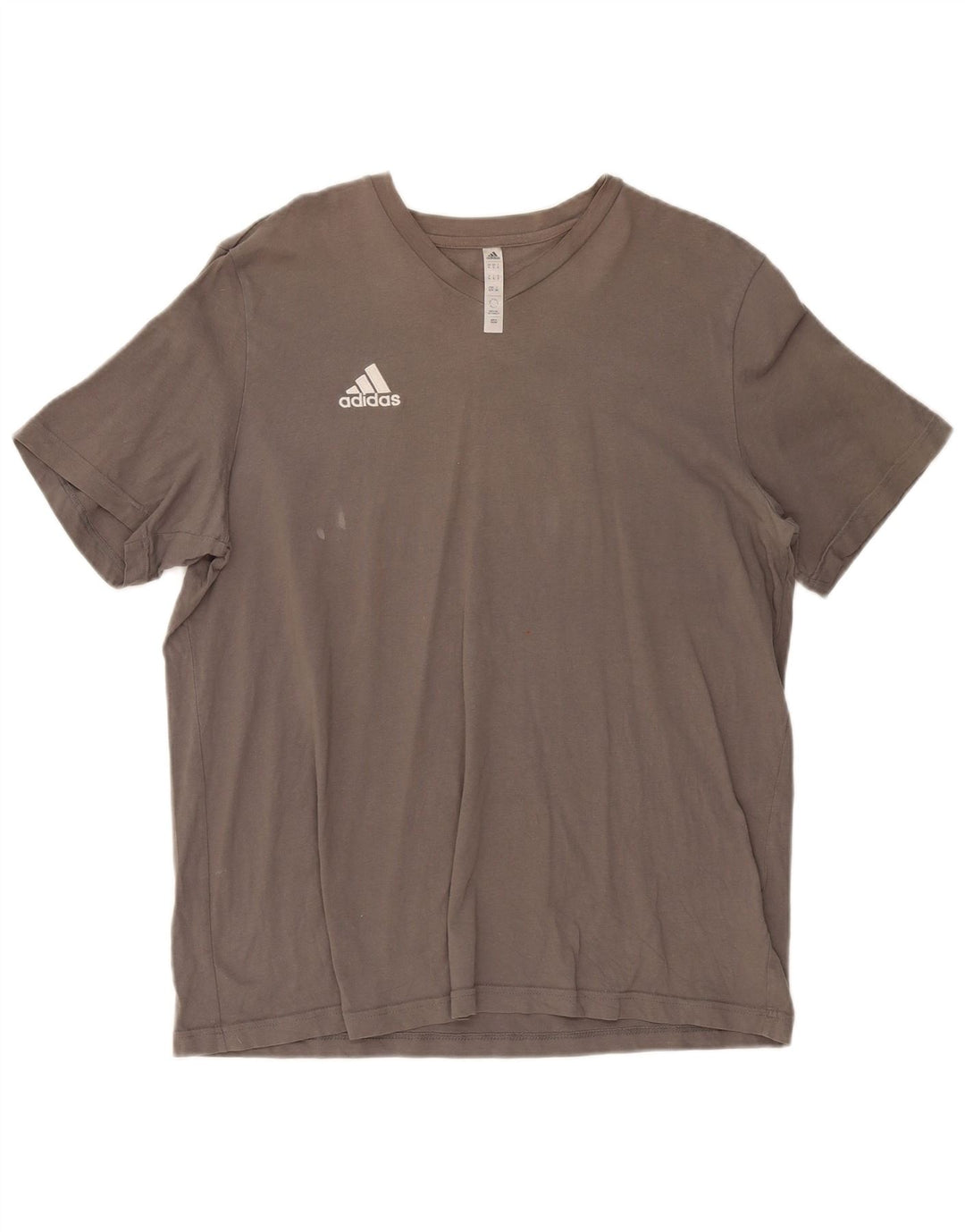 Adidas Herren T-Shirt Top XL Grau Baumwolle