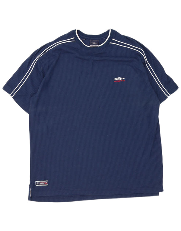 Umbro Herren T-Shirt Top XL Marineblau Polyester