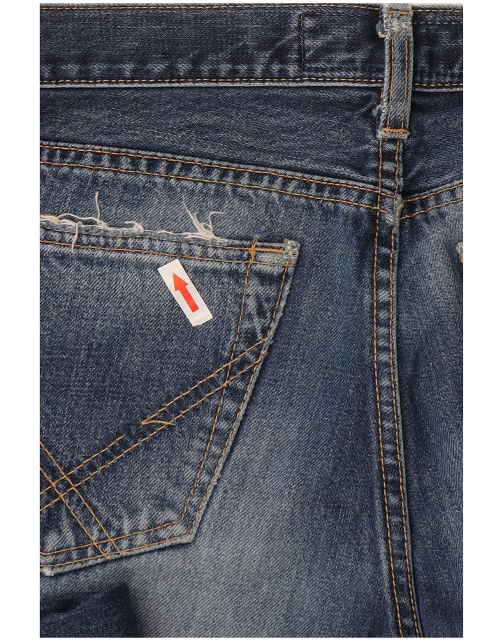 Roy Rogers Damen Bootcut Jeans W31 L30 Blaue Baumwolle