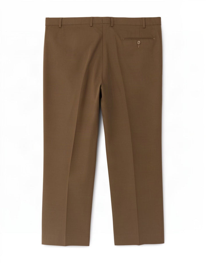 Gerade Herren-Anzughose von Marks & Spencer, W42, L29, Beige, Polyester
