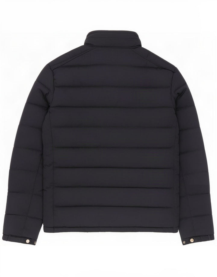 Zara Herren-Jacke mit Kapuze, gepolstert, Größe 38, mittelmarineblau