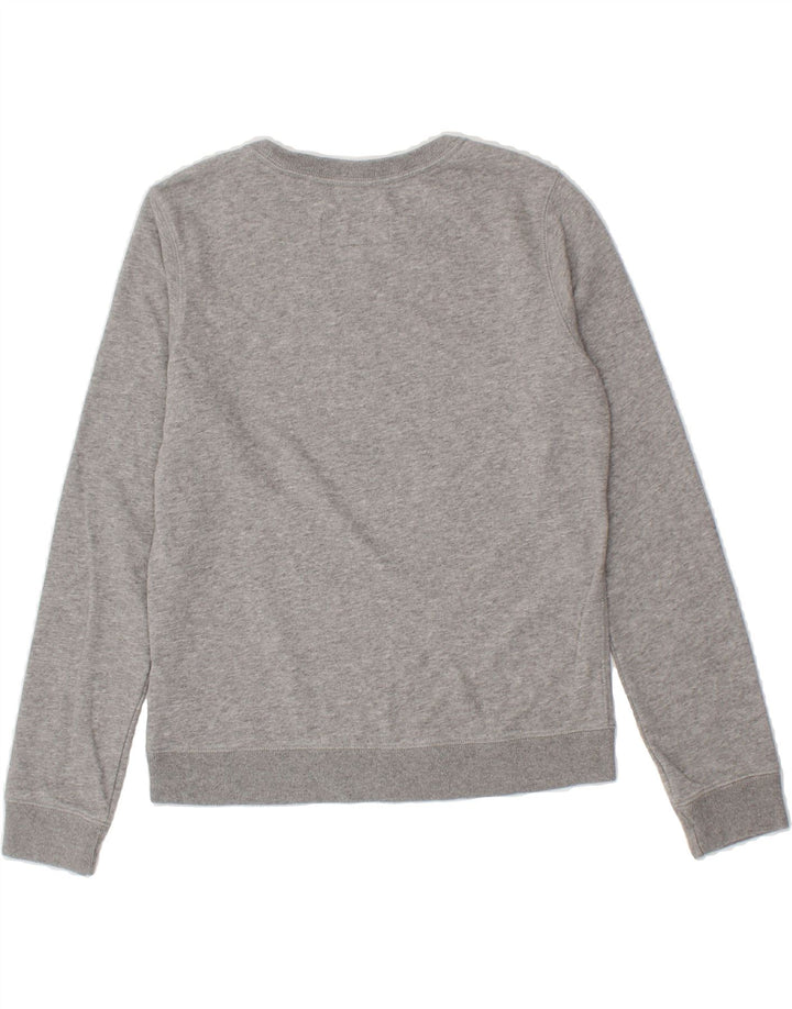 JACK WILLS Womens Graphic Sweatshirt Jumper UK 8 Small  Grey Cotton | Vintage Jack Wills | Thrift | Second-Hand Jack Wills | Used Clothing | Messina Hembry 