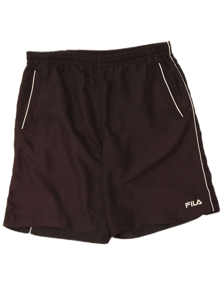Fila Herren Sportshorts XL Schwarz Polyester