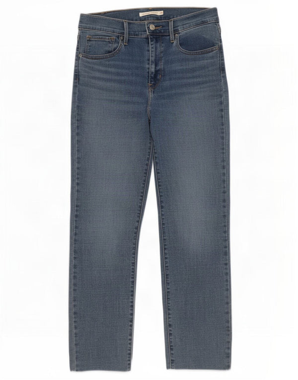 Levi's Damen 724 High Rise Straight Jeans W29 L28 Blaue Baumwolle
