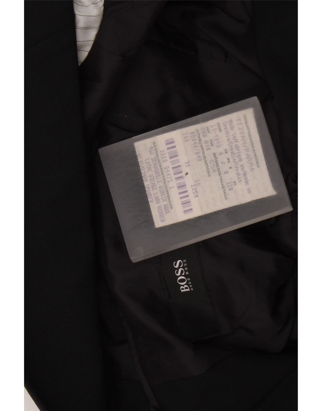 Hugo Boss Herren-Blazer mit 2 Knöpfen, EU 54, 2XL, marineblaue Schurwolle