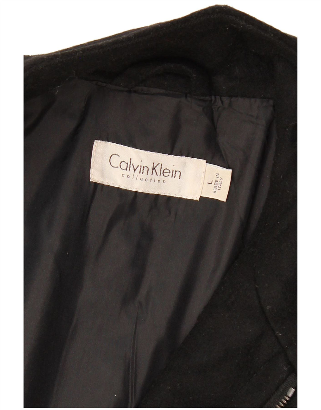 CALVIN KLEIN Herrenmantel UK 40 Large Schwarz