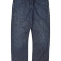 Levi's Herren 501 Straight Jeans W38 L30 Marineblaue Baumwolle