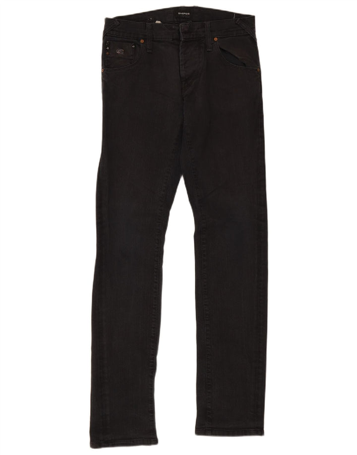 Energie Damen Slim Jeans W32 L36 Schwarze Baumwolle