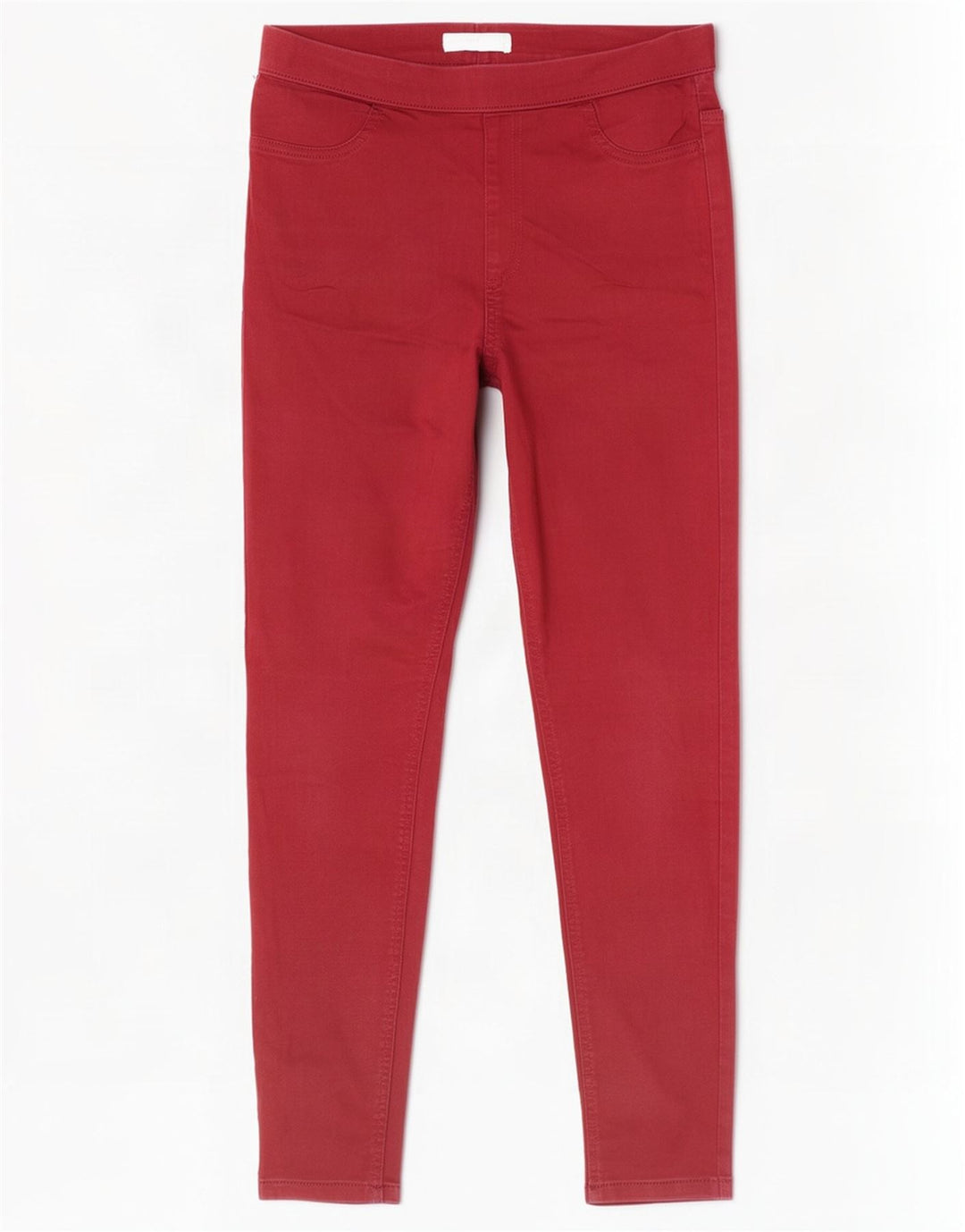Marks & Spencer Damen Jegging-Jeans UK 12 Medium W30 L28 Rote Baumwolle