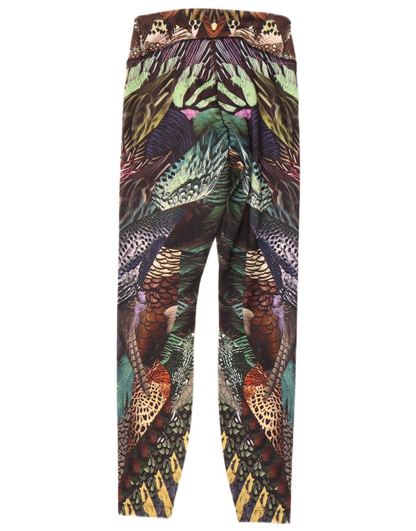 Nike Womens Peacocks Leggings UK 8 Small Multicoloured Polyester Festival