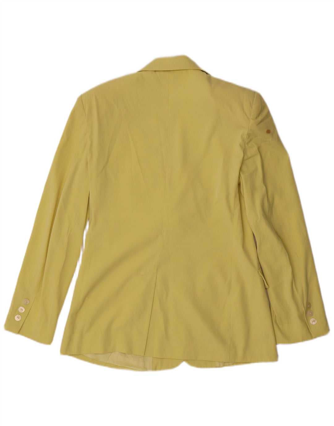 Benetton Damen 2-Knopf-Blazerjacke IT 44 Mittelgrünes Polyester
