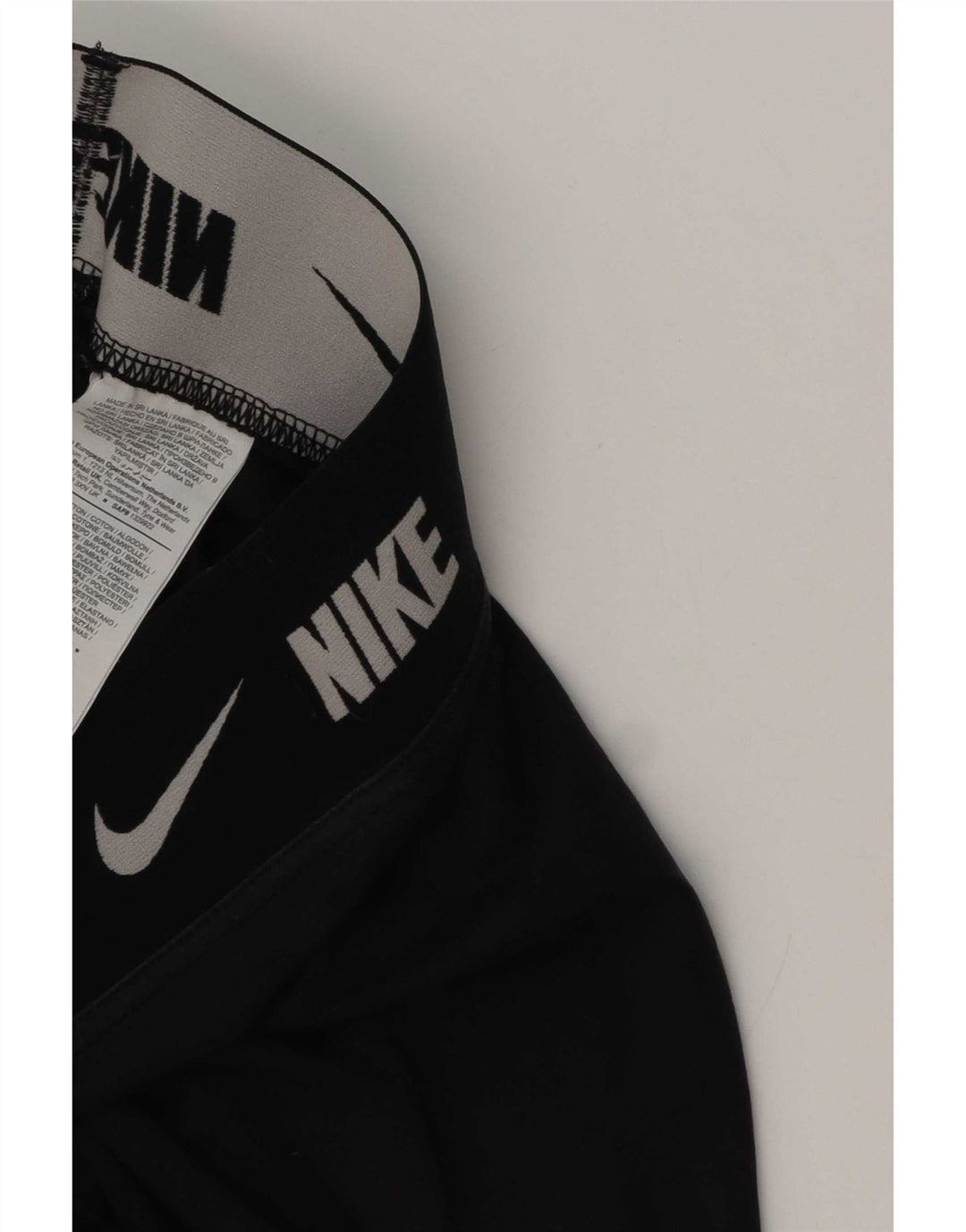 Nike Damen Leggings UK 6 XS Schwarz Baumwolle