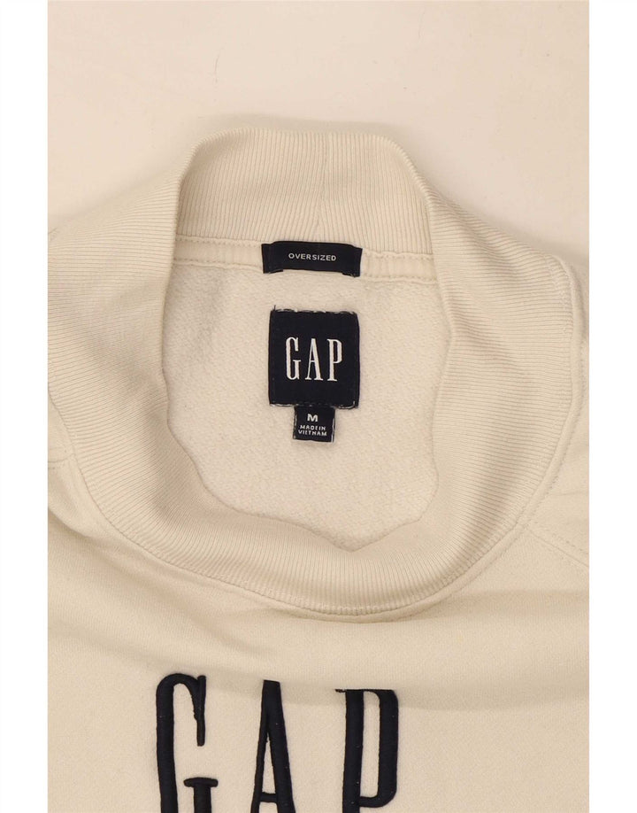 Gap Herren-Sweatshirt mit Grafik-Übergröße, Mittelbeige
