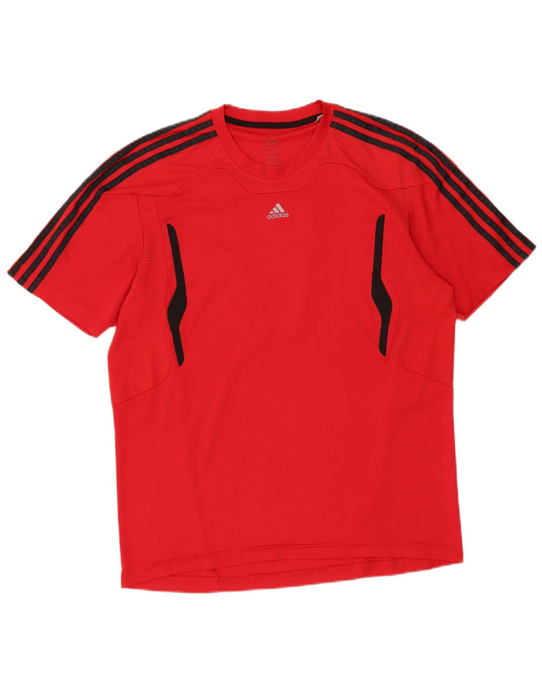 Adidas Herren 3D Arc T-Shirt Top Großes rotes Polyester