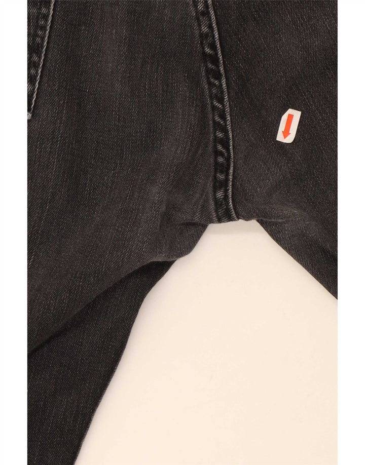 Lee Herren Knox Straight Jeans W36 L30 Schwarze Baumwolle