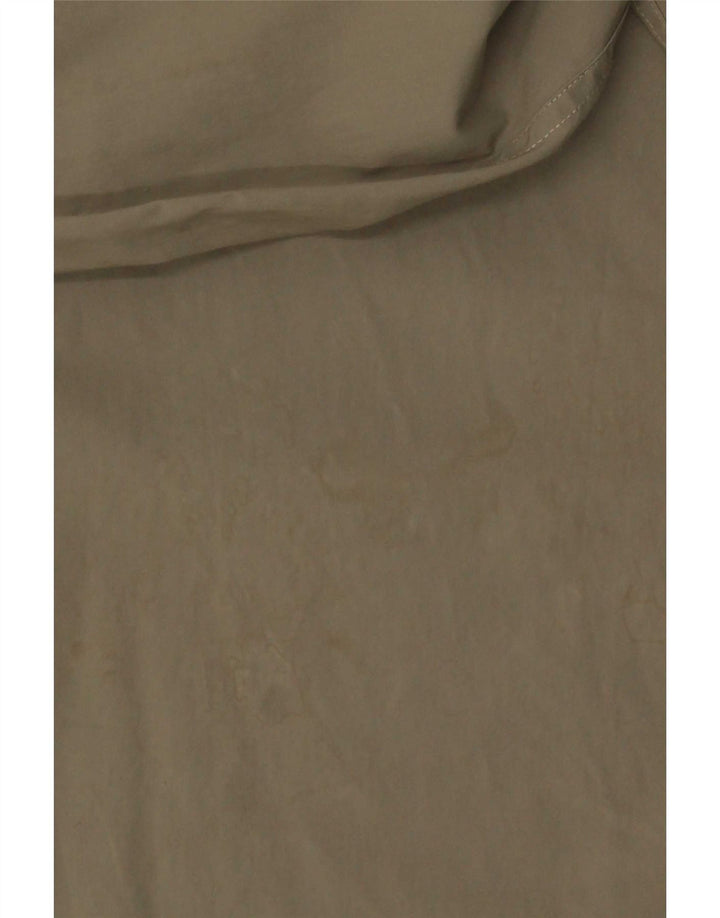 Calvin Klein Herren Modern Fit Hemd Small Khaki Baumwolle