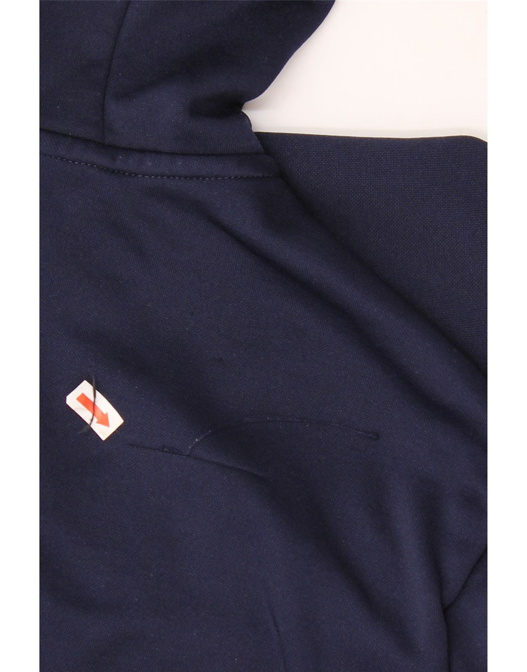 NEW BALANCE Mens Zip Hoodie Sweater Small Navy Blue Polyester Vintage New Balance and Second-Hand New Balance from Messina Hembry 
