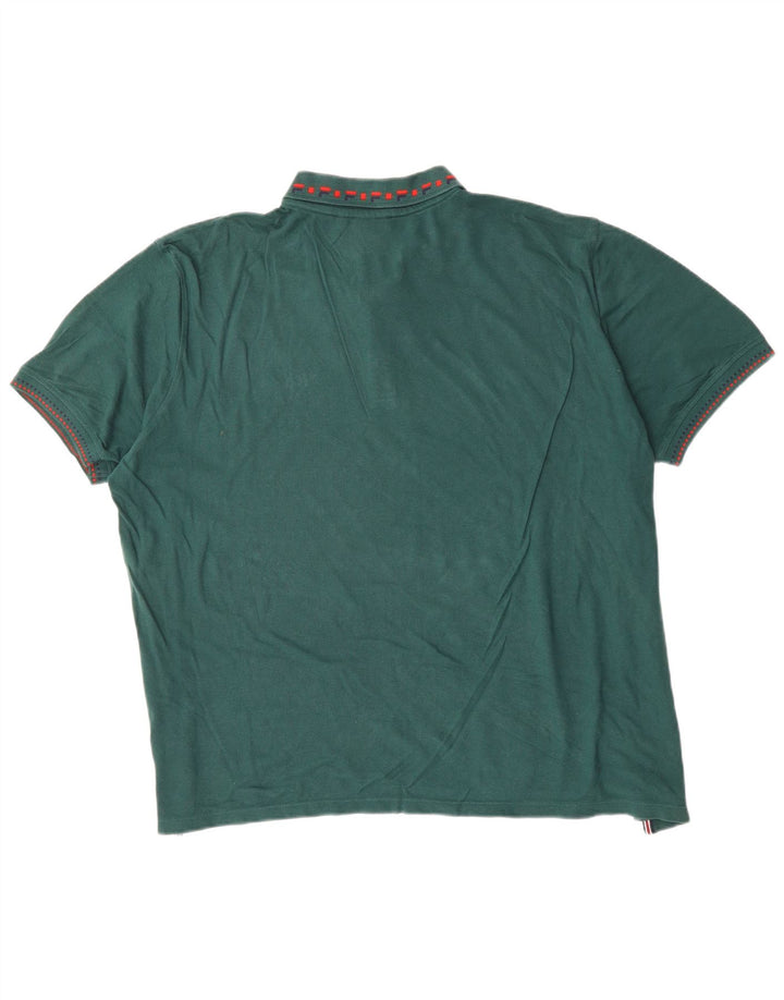 Fila Herren Poloshirt 2XL Grüne Baumwolle