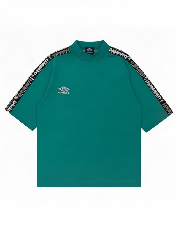 Umbro Damen-T-Shirt mit Grafik, UK 12, Mittelgrün, Farbblock