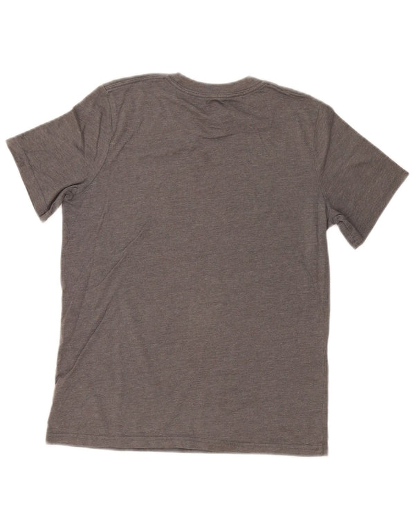 Adidas T-Shirt mit Grafik für Jungen, 10–11 Jahre, mittelgraue Baumwolle
