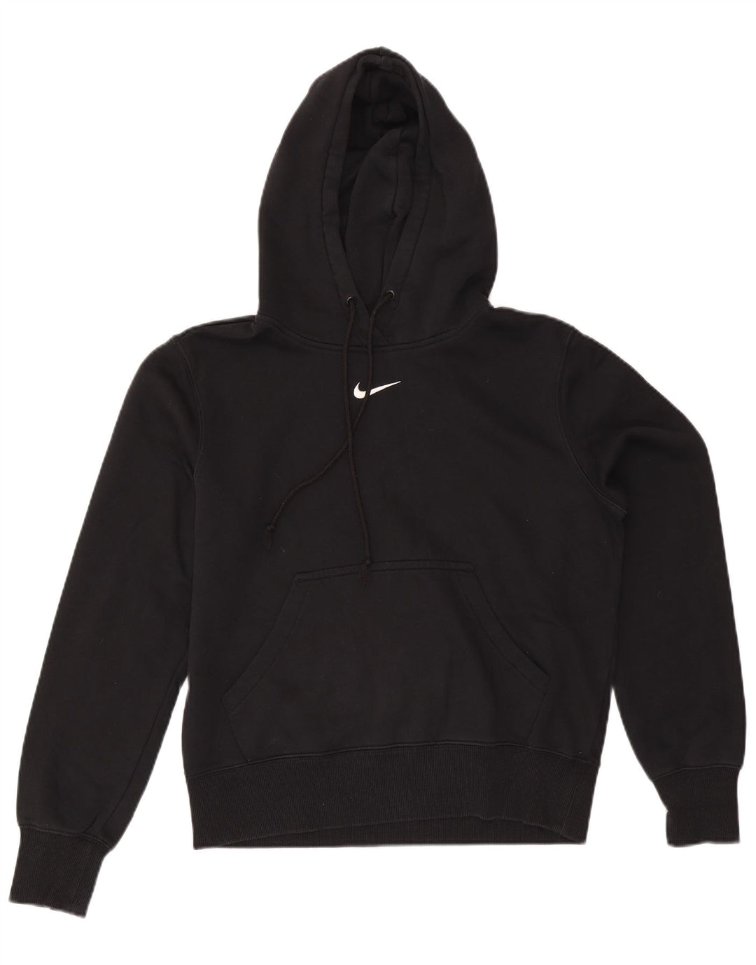 Nike Herren-Hoodie-Pullover aus mittelschwarzer Baumwolle