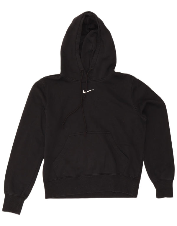 Nike Herren-Hoodie-Pullover aus mittelschwarzer Baumwolle