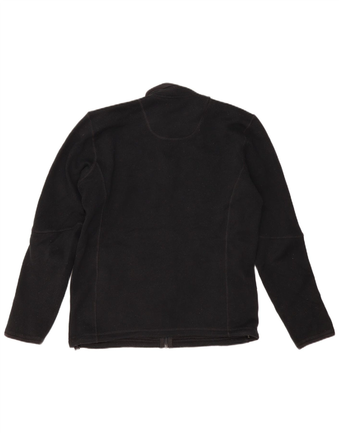 Marks & SPENCER übergroße Damen-Fleecejacke, UK 10, Größe S, Schwarz, Polyester