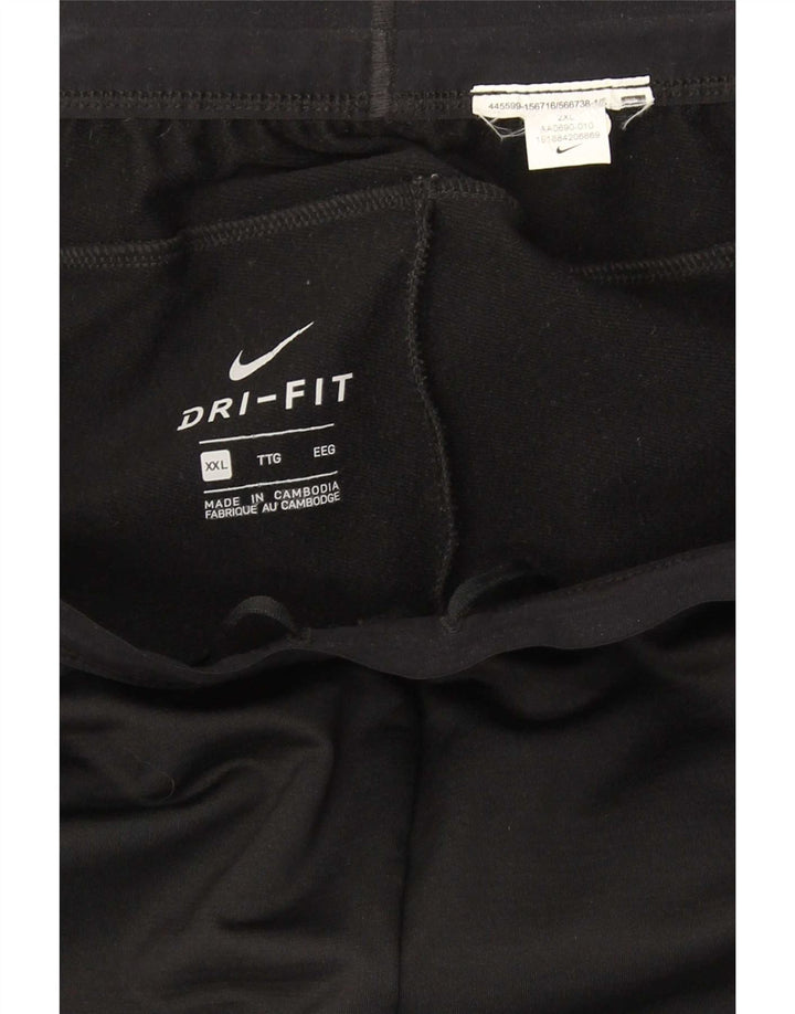 Nike Herren Dri Fit Trainingshose 2XL Schwarz