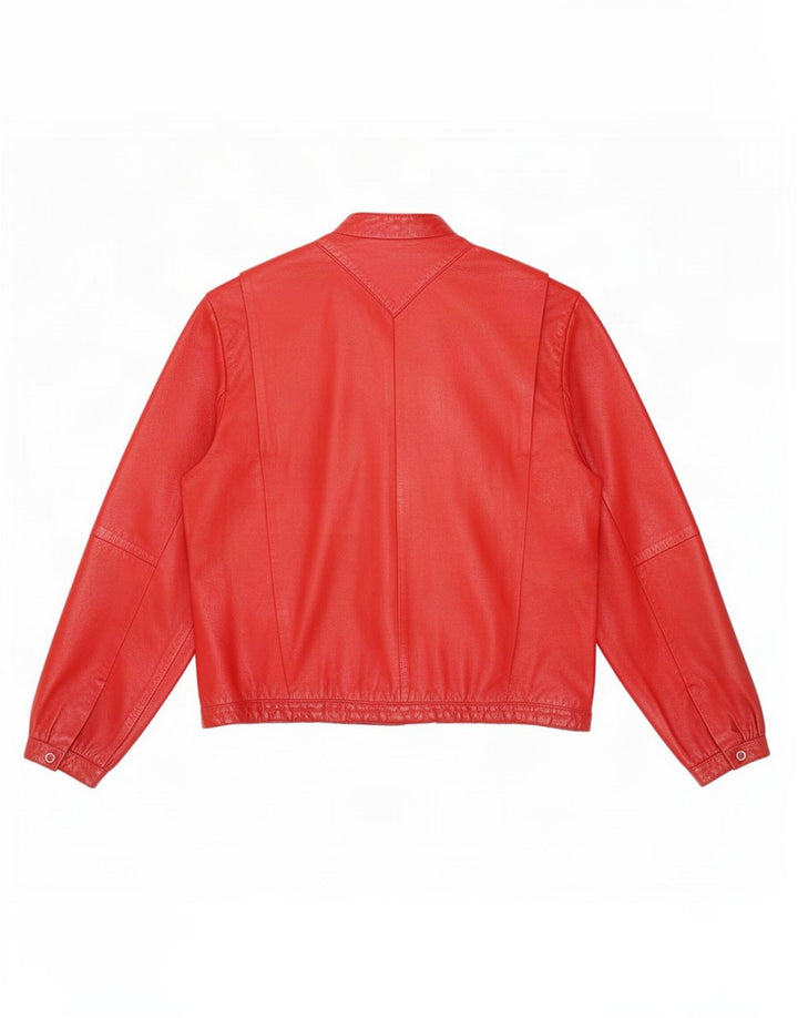 Beged-Or Damen Lederjacke UK 16 Large Rot