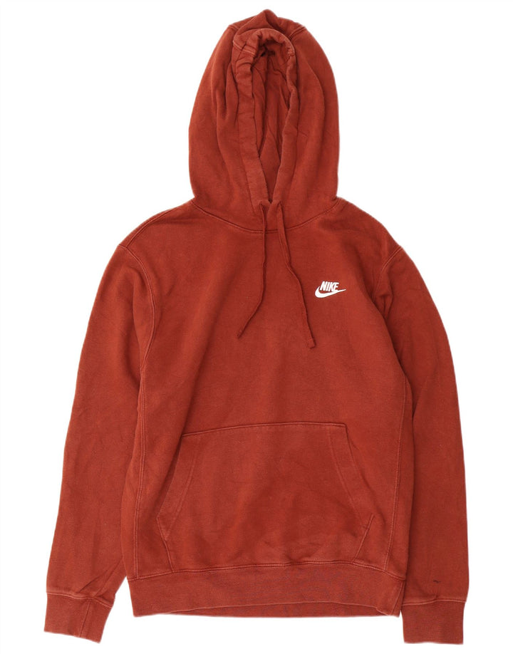 Nike Herren Kapuzenpullover, klein, braune Baumwolle