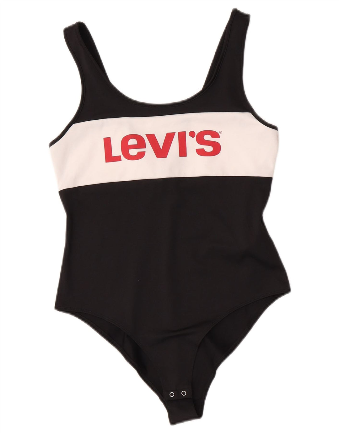 Levi's Damen-Body mit Grafik, UK 12, Mittelschwarz, Colourblock-Polyester