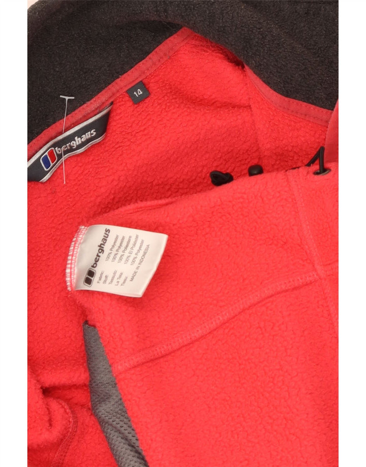 Berghaus Damen Fleecejacke UK 14 Large Rot Polyester
