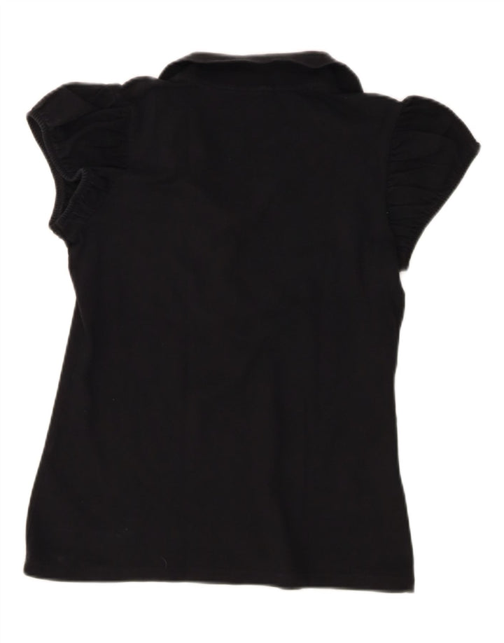 Burberry Damen Poloshirt Mittelschwarze Baumwolle