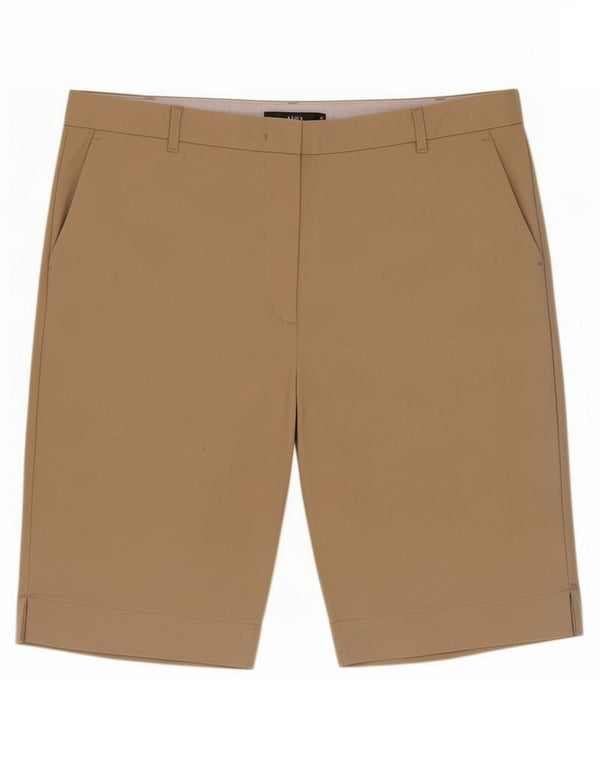 Marks & Spencer Damen Chinoshorts UK 16 Large W34 Beige Baumwolle
