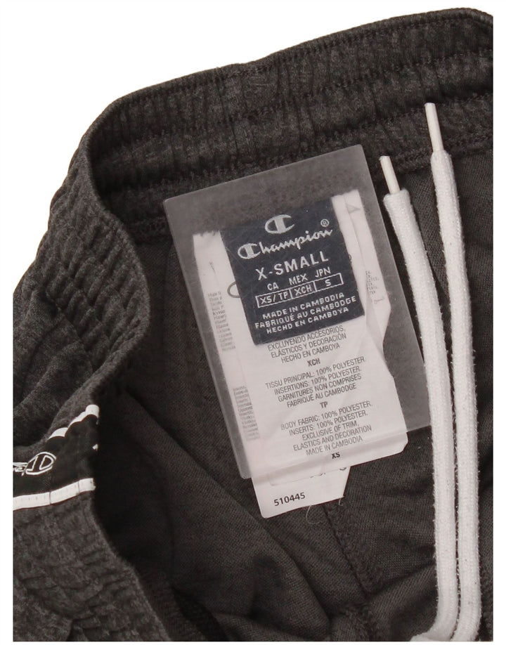 Champion Herren-Trainingshose mit Grafik, Jogginghose, XS, Grau, Polyester