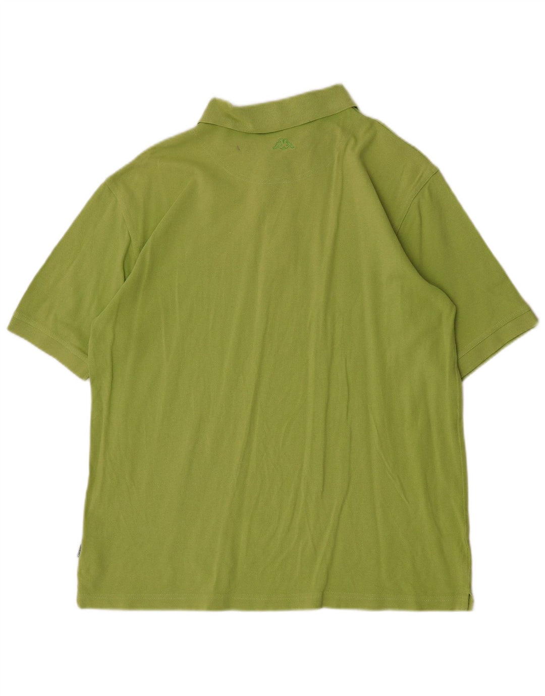 Kappa Herren-Poloshirt, groß, grüne Baumwolle