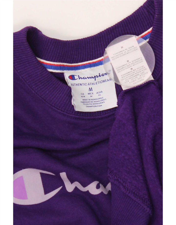 Champion Damen-Sweatshirt-Pullover, UK 14, mittelviolette Baumwolle