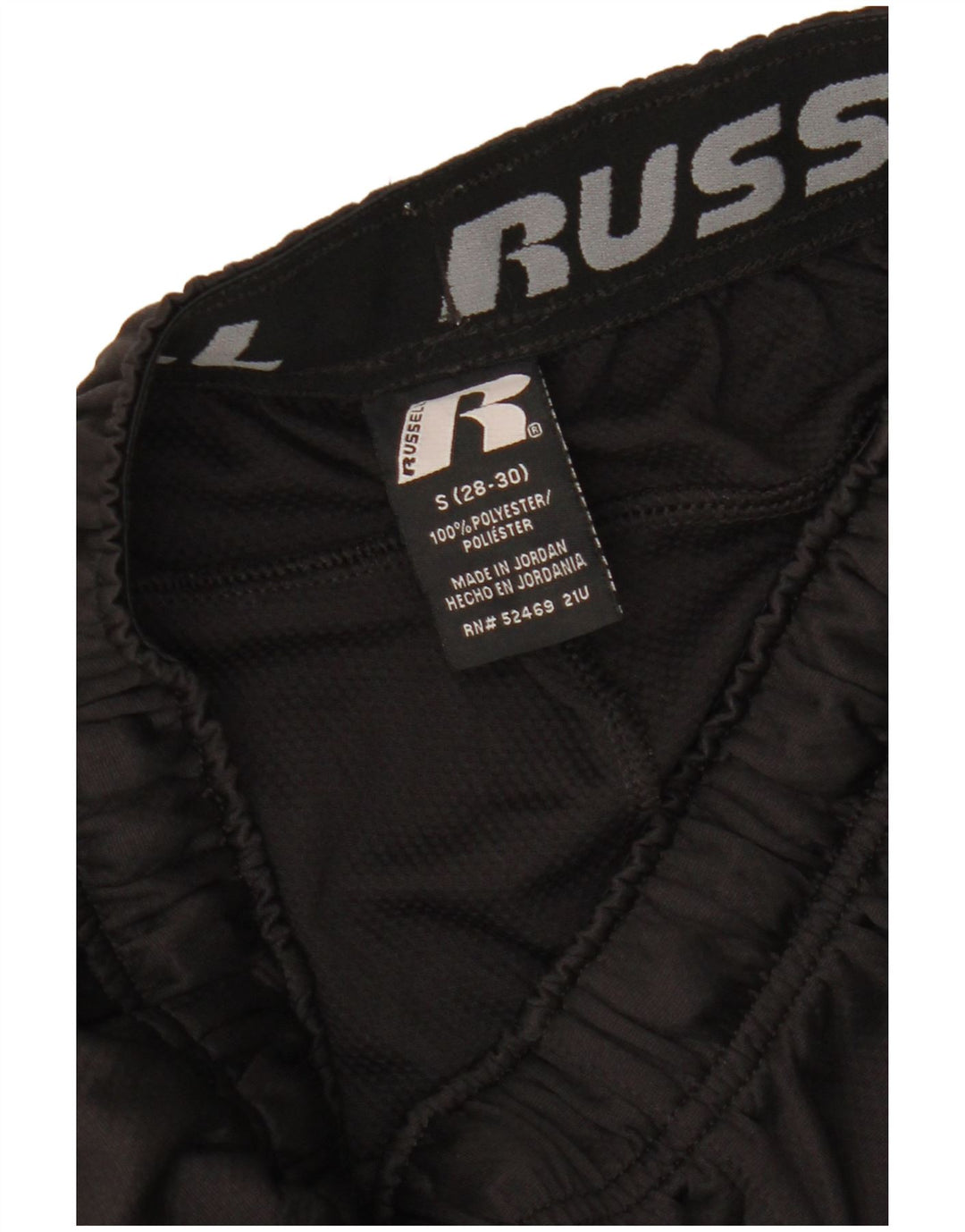RUSSELL ATHLETIC Herren Dri-Power Sport Shorts Small Schwarz Polyester