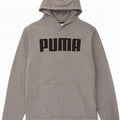 Puma Herren Graphic Hoodie Pullover mittelgraue Baumwolle