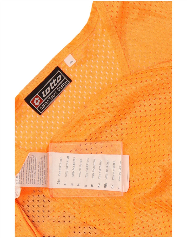 Lotto Herren Grafik-Weste Top XL Orange Polyester