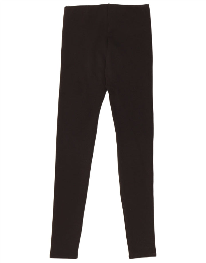 Zara Damen Leggings UK 8 Small Schwarz Polyester