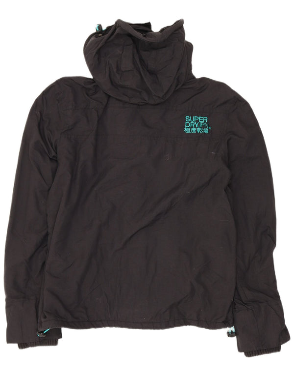 Superdry Damen The Windcheater Graphic Windjacke UK 18 XL Schwarz