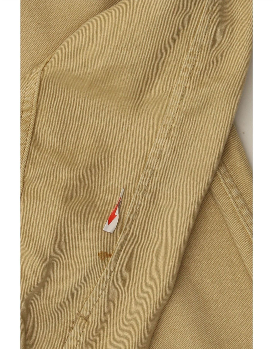 Zara Herren Utility Jacke UK 36 Small Beige Lyocell