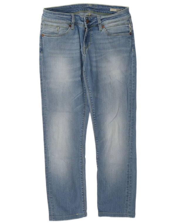 Meltin' Pot Damen Marceline Super Skinny Jeans W27 L25 Blaue Baumwolle