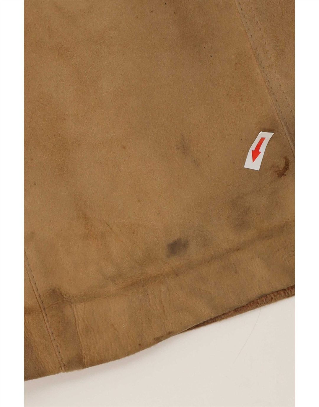 Vintage Damen Lammfellmantel UK 14 Medium Beige Leder