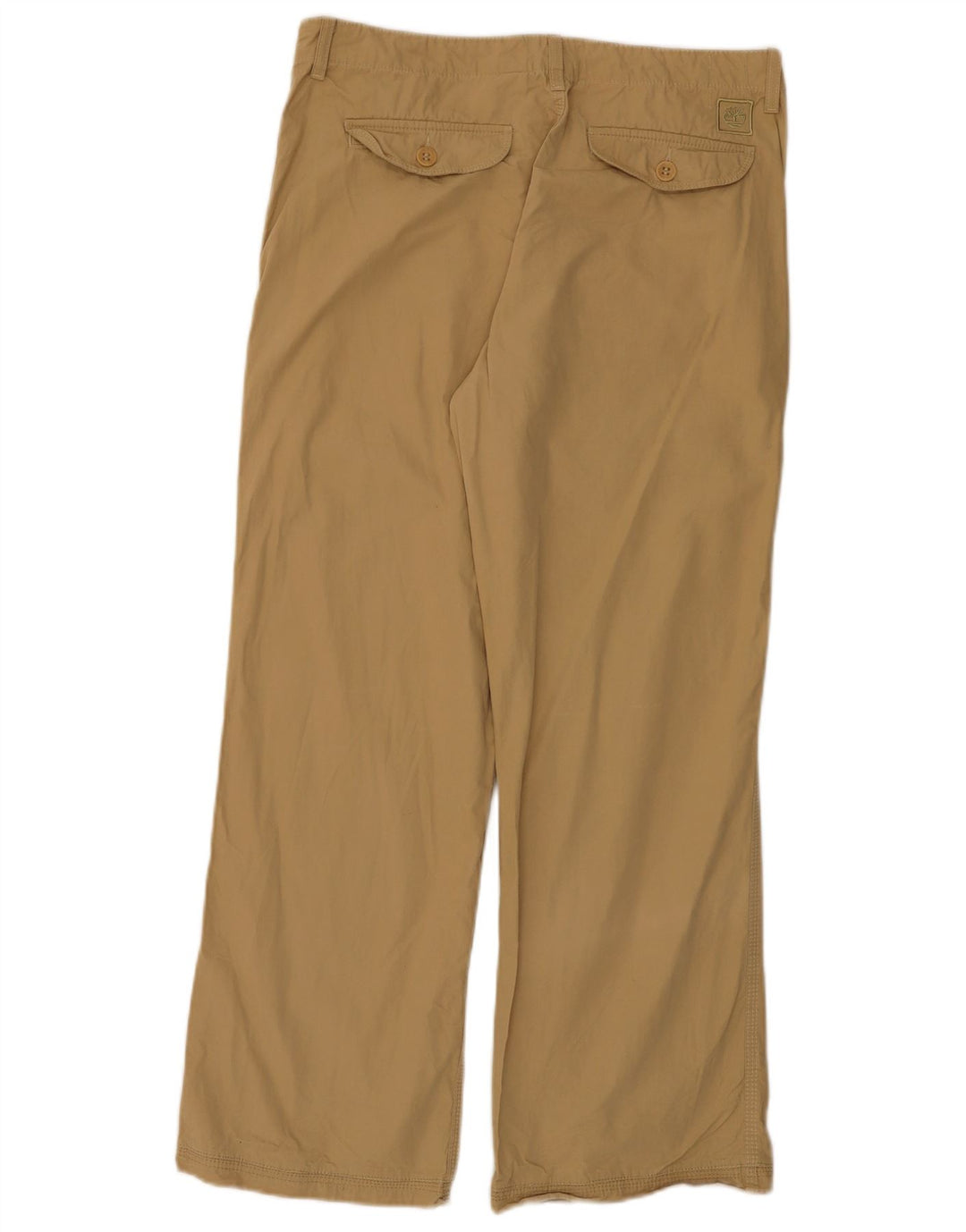Timberland Herren Bootcut Cargohose W33 L29 Beige Baumwolle