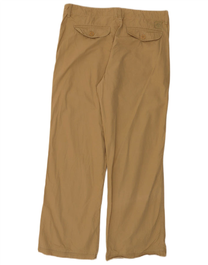 Timberland Herren Bootcut Cargohose W33 L29 Beige Baumwolle