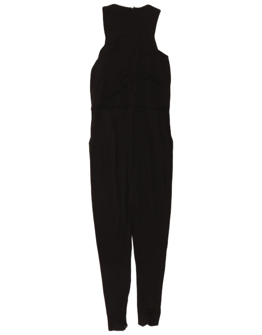 Massimo Dutti Damen ärmelloser Overall UK 10 Small Schwarz